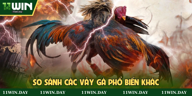 Nhận biết với các vảy phổ biến khác 