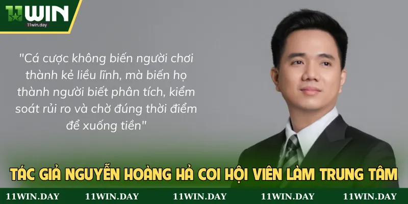 Tác giả Nguyễn Hoàng Hải coi hội viên làm trung tâm